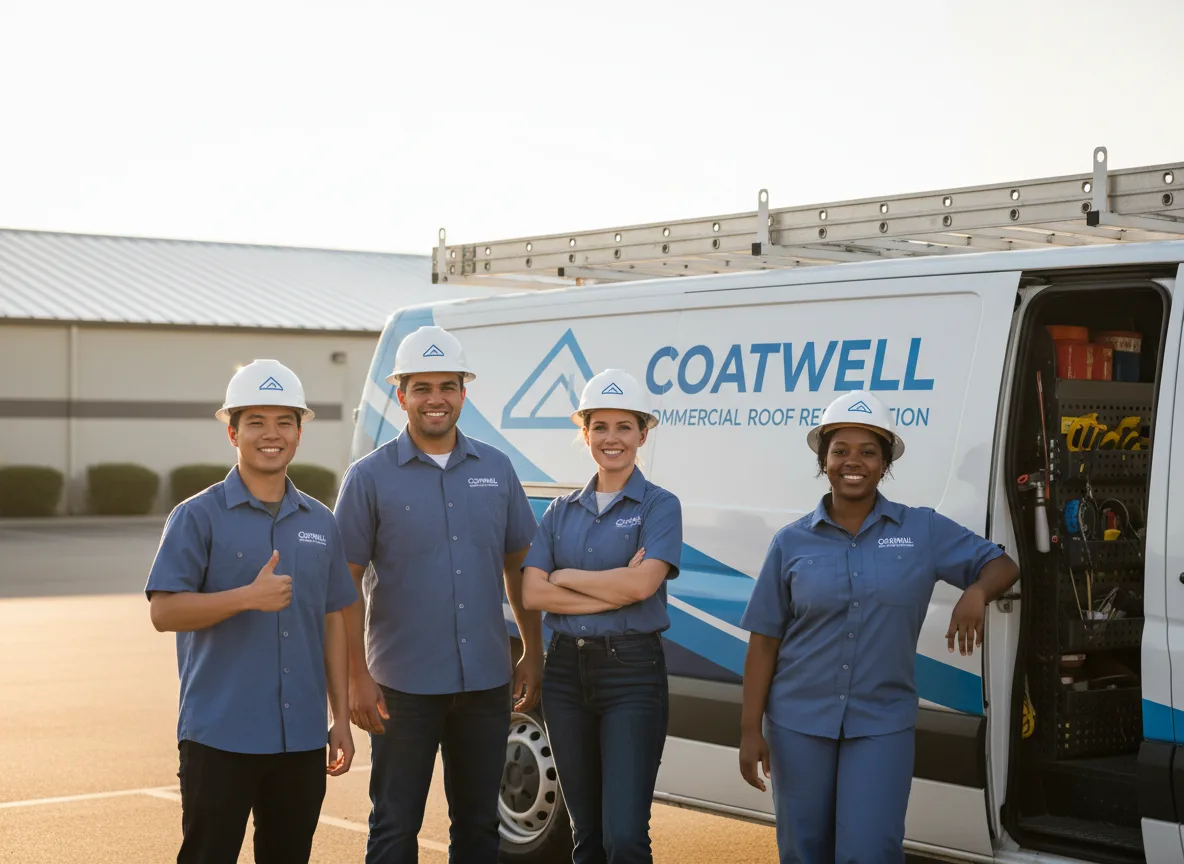 Commercial roof coating company in Machias, NY